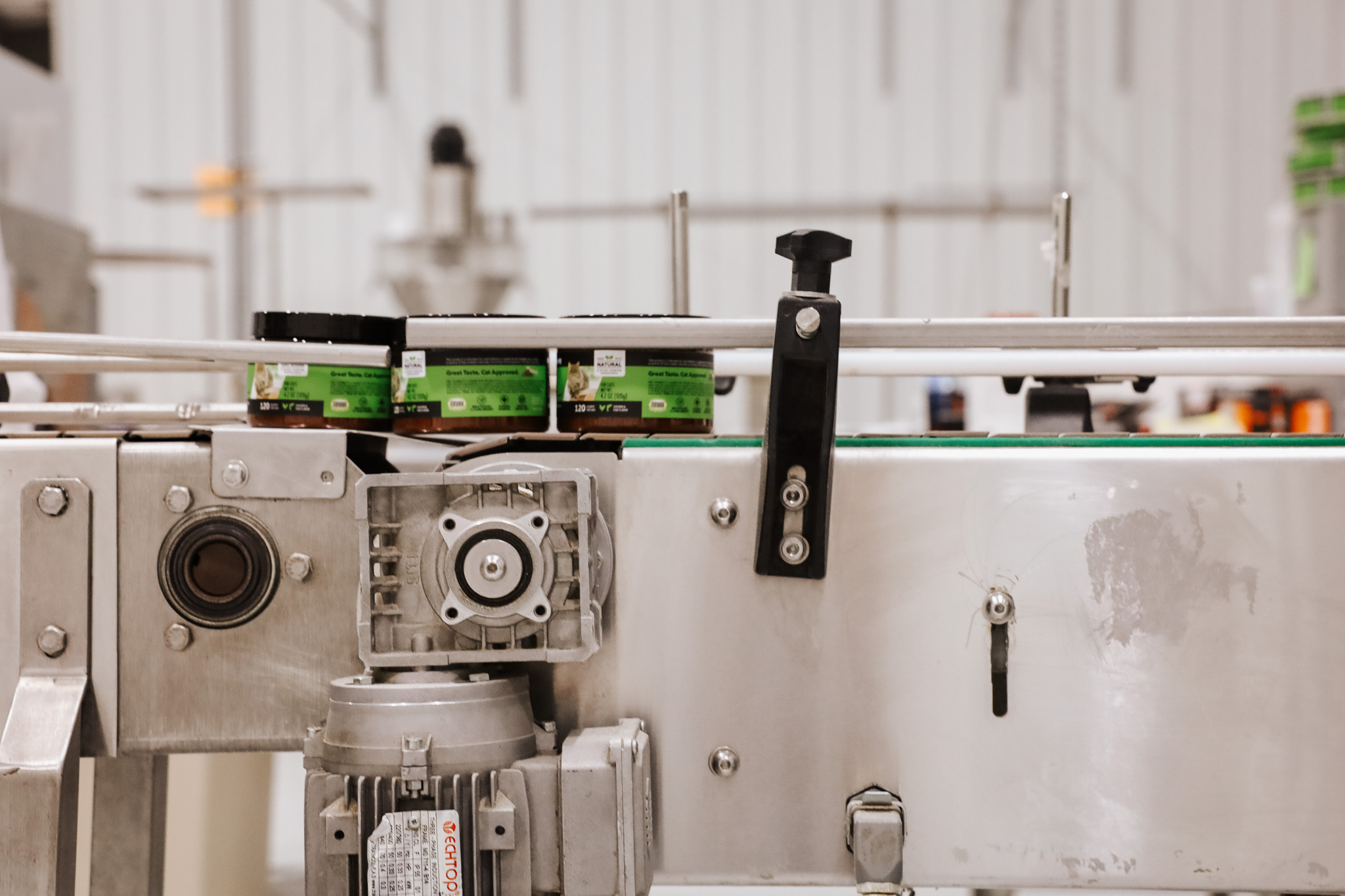 Close up of the machinery in the Uckele facility