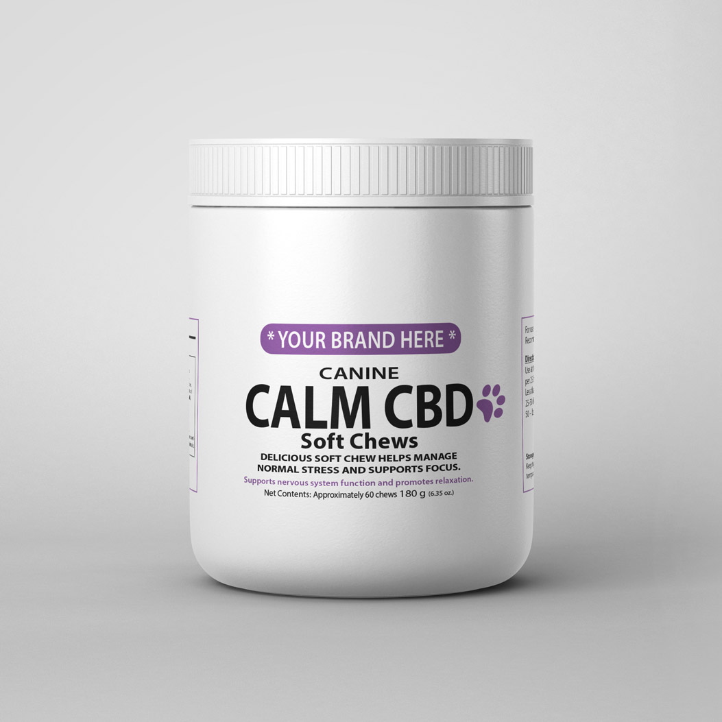 Canine-calm-CBD Jar