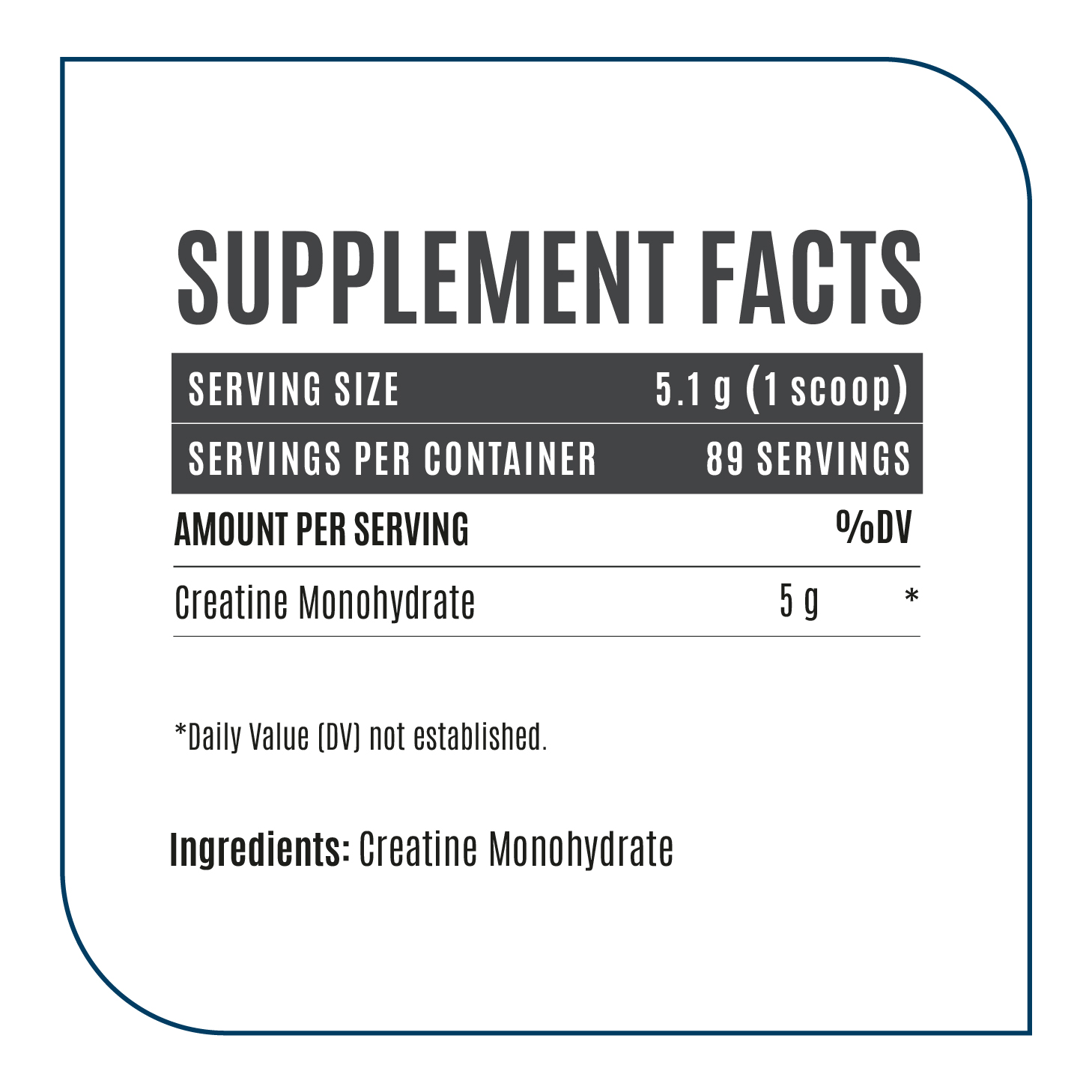 Creatine supplement facts